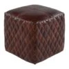 Scott Leather Pouf -Home Decoration Shop ST737846 a