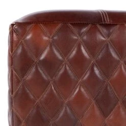 Scott Leather Pouf -Home Decoration Shop ST737846 e