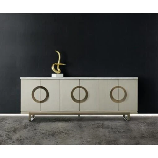 Melange Noelle Six-Door Credenza - Image 2