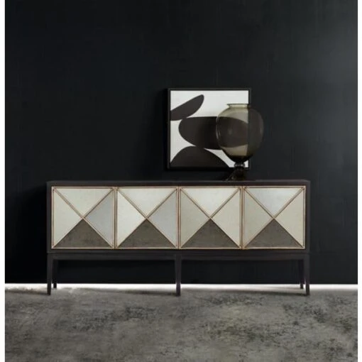 Melange Jova Four Door Credenza - Image 2