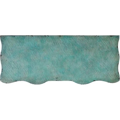 Melange Turquoise Crackle Accent Chest - Image 4