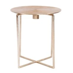 Niko Accent Table In Gold