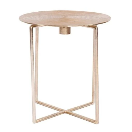 Niko Accent Table In Gold
