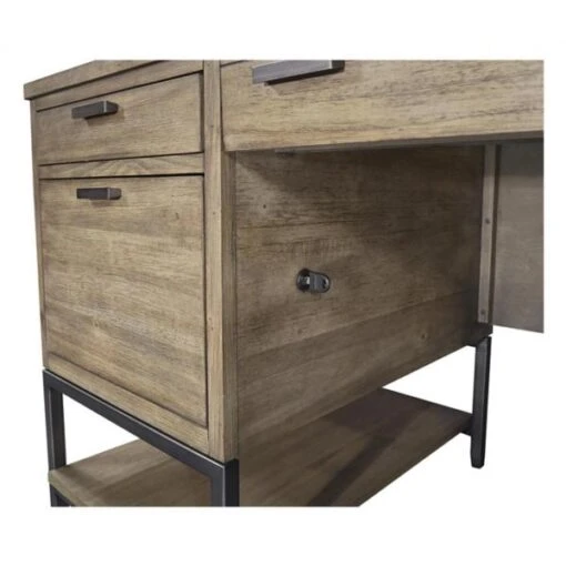 Trellis Open Pedestal Desk - Image 10