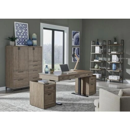 Trellis Rolling File Cabinet - Image 2