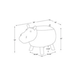 Hattie Hippo Stool -Home Decoration Shop ST740485 g