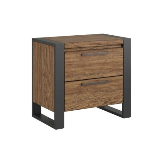 Hendrick 2 Drawer Nightstand