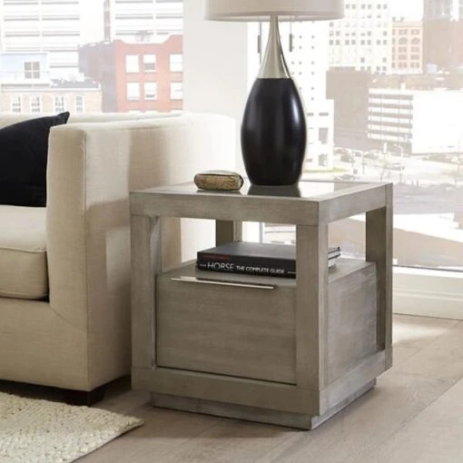 Orion Mineral Finish End Table - Image 2