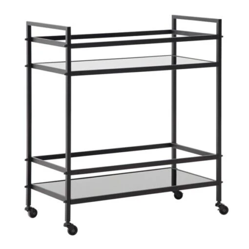 Eden Bar Cart - Black - Image 6