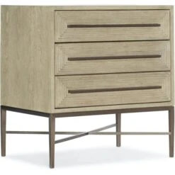 Cascade 3 Drawer Nightstand