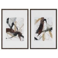 Burgandy Interjection Framed Prints