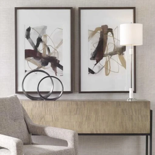 Burgandy Interjection Framed Prints - Image 2
