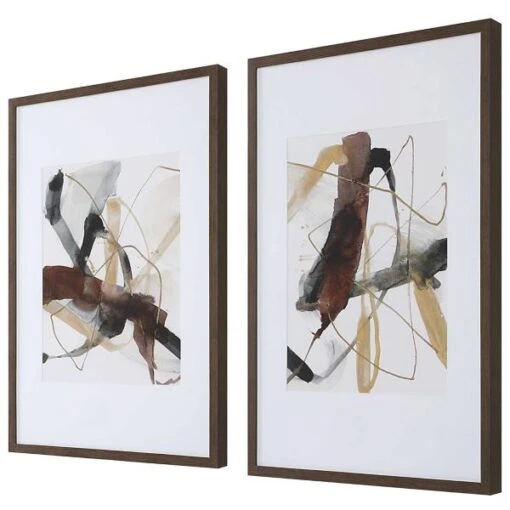 Burgandy Interjection Framed Prints - Image 3