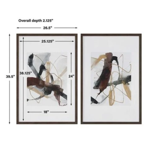 Burgandy Interjection Framed Prints - Image 7