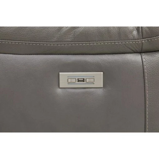 Matera Leather Power Reclining Sofa - Image 5