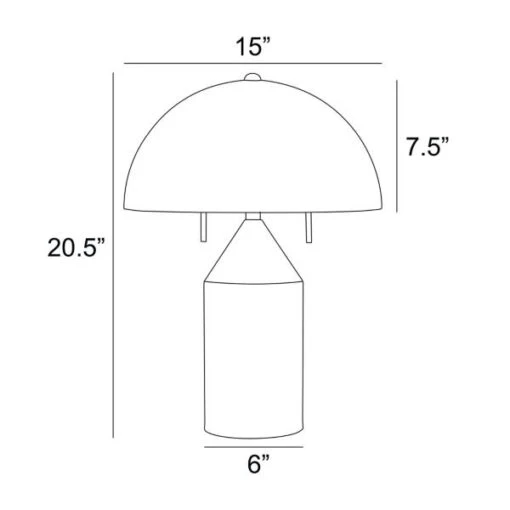 Celeste Gold Table Lamp - Image 4