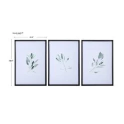 Botanical Study Set/3 Wall Art -Home Decoration Shop ST749288 g