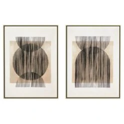 Line Play Wall Art, Set Of 2