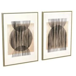 Line Play Wall Art, Set Of 2 -Home Decoration Shop ST749364 c